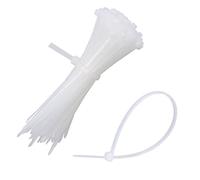 mumbi Lot de 100 serre-câbles résistants aux UV et au feu UL 94 V2-100 x 2,5 mm - Blanc