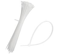 mumbi Lot de 100 serre-câbles résistants aux UV et au feu UL 94 V2 - Blanc - 200 x 3,6 mm
