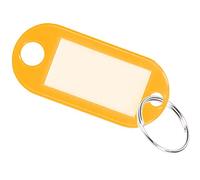 mumbi Lot de 15 porte-clés avec inscription sur porte-clés Orange