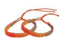 mumbi Lot de 2 bracelets d'amitié/surfeur tressés, Eine Grösse, Coton, Pas de gemme
