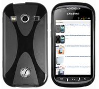 mumbi silicone X-TPU Coque Samsung Galaxy Xcover 2 - Housse skin Etui Case Protecteur Noir