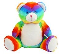 Mumbles - Peluche d'ourson en arc en ciel ZIPPIE (Taille unique) (Multicolore) - UTRW5997 Multicolore G