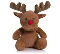 Mumbles - Peluche renne à nez rouge (M) (Marron) - UTRW3679 Marron G