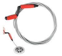 MumdoYAL 5m x 6mm Furet Déboucheur Canalisation, Déboucheur Évier, Spirale Nettoyage Tuyaux, Outil Entretien Maison