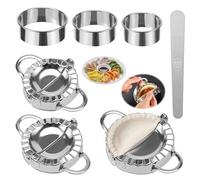 MumdoYAL 7 Pièces laminoir patisserie，ravioli machine，moule ravioli，moule à dumplings，ustensiles de cuisine inox