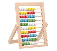 MumdoYAL Boulier Enfant Jouet Éducatif de Mathématiques avec 100 Perles Colorées, Boulier Loto, Abaque, Abacus