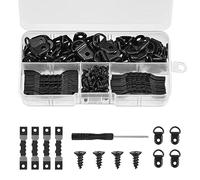 MumdoYAL Fixations pour Cadres - Ensemble de Crochets et Accroches pour Tableaux à Clouer - Accrocheurs de Cadres Robustes pour Votre Maison