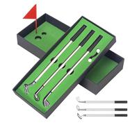 MumdoYAL Mini Golf，Cadeaux de Golf，Ensemble de stylos Golf，Golf Accessoire，avec Une boîte-Cadeau Noire, Cadeau pour Les Fans de Golf