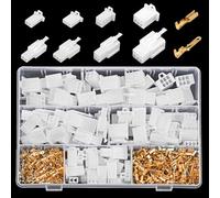 MumdoYAL Set 480 Pièces Connecteur Automobile, Cosses Electriques à Sertir et Cosse Electrique, Connecteurs Maschio/Femelle 2 3 4 6 Broches, Universel pour Voiture Moto Bateau