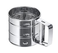 MumdoYAL Tamis de Farine Acier Inoxydable,Cuisson Tasse de Tamis,Passoire à Farine,pour Filtrer Farine，Sucre en Poudre，Cacao en Poudre,capacité de 250 grammes