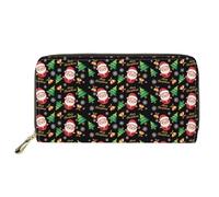 Mumeson Porte-monnaie portable durable avec sangle, Happy Santa Claus, Medium
