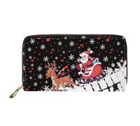 Mumeson Portefeuille de voyage style bohème pour femme, Renne du Père Noël, taille unique