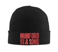 Mumford and Sons 2025 Tour Casquettes tricotées pour Femmes Hommes Bonnets Chapeau d’Automne Acrylique Chaud Melon Cap
