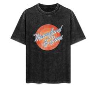 Mumford & Sons Sun Script Tour Black T-Shirt Mens Tee Unisex Tops S