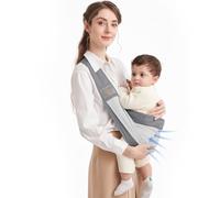 Mumgaroo Écharpe de Portage, porte-bébé multifonction pour nouveau-né dès la naissance, pour les déplacements, pour bébés de 0 à 36 mois, pour les tout-petits jusqu'à 15 kg