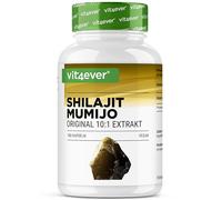 Mumijo Shilajit -180 gélules - Hautement Dosé avec 1500 mg par Portion Journalière - Extrait 10:1 - Sans additifs indésirables - Vegan