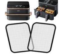 mumisuto 2 Pièces Anti-éClaboussures En Acier Inoxydable, Anti-éClaboussures Accessoires Pour Cosori Airfryer 8,5 L/Dual Blaze Twinfry 10,4 L, Protection Efficace De La Spirale Chauffante