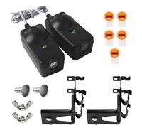 mumisuto 41A5034 Capteur De SéCurité Pour Ouvre-Porte De Garage Avec Support, Yeux De Faisceau De Capteur De SéCurité Avec Support De Capteurs De Porte De Garage Pour PièCes Rechange Usage Quotidien