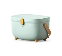 mumisuto Boite à Pharmacie, Boîte de Rangement pour Médicaments en Plastique, Boîte de Premiers Secours, Stockage de Coffre à Médicaments pour Médicaments Double Couches Multi-Grille Grande Capacité