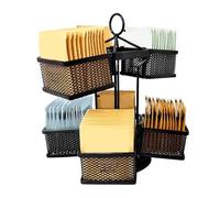 mumisuto Boîte à Thé Rotative 360˚ avec 8 Compartiments réglables, 96 sachets de thé, boîte à thé avec fenêtre, boîtes de Rangement décoratives pour Le thé pour Les sachets de thé pour Amateur de Thé