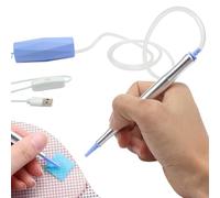 mumisuto Électrique Stylo Diamond Painting avec Pompe à Vide, 3 Modes d'Aspiration Réglables & Rechargeable, Adsorption Automatique Stylos Diamond Diamant, Outil de Peinture Diamant Rapide (Bleu)