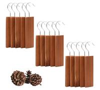 mumisuto Lot de 15 Anti Mites Boules en Bois de Cedre, Anti Mites Textiles Naturel sans Produit Chimique, Anti Mites Vetements, Naturelle Contre Les Mites pour Armoires, Tiroirs, 13 * 4,9 * 1,2 cm