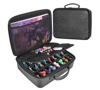 Mumlicha RPG Sac de voyage compatible avec les miniatures Donjons et Dragons, étui à lancer pour ensemble de dés DND, rangement compatible Warhammer 40k