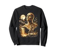 Mummy Howling at The Moon Meme Costume d'halloween Sweatshirt