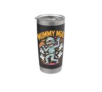Mummy Mia Lunettes d'Halloween Gobelet isotherme en acier inoxydable double paroi