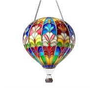 MUMQAQ Lanternes solaires d'extérieur étanches, lanternes solaires en forme de montgolfière, lampes LED à suspendre à l'énergie solaire, lampe d'extérieur portable pour jardin, terrasse et allée