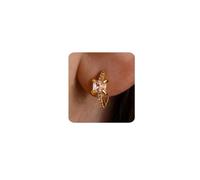 MUMREUES Boucles d'Oreilles Cercles pour Femme Plaqué Or 14K Boucles d'Oreilles avec en Zircon Minimalistes Hypoallergénique Légères Boucles d Oreilles pour Femmes Cadeau pour Elle