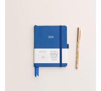 Mum's Mini agenda 2026 (cobalt) - Petit agenda 2026 - Jan à décembre 2026 - Vue hebdomadaire avec 3 colonnes de grille - Organisez votre vie bien remplie.