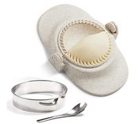 MUMSUNG Presse à empanada, 12,7 cm extra large avec coupe-pâte, moule à raviolis pour Pierogi, Pastelitos, Calzone, Turnovers, raviolis chinois, 12,7 cm