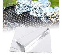 Mumusuki 100pcs Papier d'aluminium epaissi Resistant Haute Temperature Papier d'aluminium Papier d'emballage pour Barbecue Barbecue Cuisson