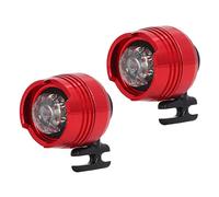 Mumusuki 2 Phares de Pack pour Chaussures en Croc, Phares de Sabots, Accessoires D'éclairage de Chaussures Brillent dans l'obscurité pour Courir les Chiens de Marche en Camping (rouge)