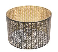 Mumusuki Abat-jour, E14 E27 en Forme de Cylindre en Fer, Abat-jour Décoratif à Motif de Feuille Creuse pour Lampe de Table et Lampadaire, pour la Maison, L'hôtel, le Bureau