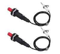 Mumusuki Allumeur Piézo-électrique Push Botton, Kit D'allumage de Remplacement pour Gril à Gaz pour Briquet de Cuisine en Céramique pour Grils à Gaz, Allume-feu à Bouton-Poussoir