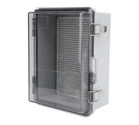 Mumusuki Boîte de Jonction électrique, Boîtier en Plastique ABS étanche IP67 avec Plaque de Montage en Grille pour l'électronique Extérieure et les Applications de Maison Intelligente