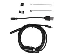 Mumusuki Caméra d'inspection Endoscopique Industrielle, USB 7 Mm, LED Réglable, 1,3 MP pour l'inspection et l'entretien des Véhicules (2M)