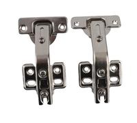 Mumusuki Charnières d'armoire à Fermeture Douce, Acier laminé à Froid, Charnière Spéciale à 135 Degrés, Conception Réglable, Fermeture Silencieuse pour Armoires de Cuisine et de Salle de Bain