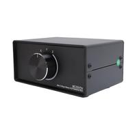 Mumusuki Commutateur Audio XLR 3 en 1, Boîtier de Sélection Passif en Alliage d'aluminium, Commutation Audio Efficace avec Connexions Blindées pour Musiciens et Ingénieurs du Son