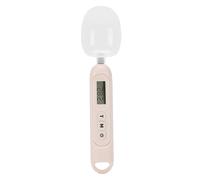 Mumusuki Cuillère à Mesurer Numérique, Cuillère à Mesurer électronique de 500 G, Haute Précision avec écran LCD, Cuillère de Pesée Domestique pour la Cuisine et la Nourriture pour Chien (Beige)