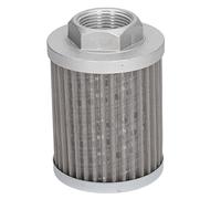 Mumusuki Filtre d'aspiration Hydraulique WU-40, Cartouche de Filtre à en Acier Inoxydable avec Maille Métallique, Débit de 40 L/min pour la Filtration du Carburant du Système Hydraulique dans les