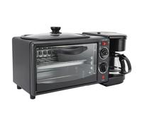 Mumusuki Four à Petit-déjeuner 10L, Four à Gain de Chair de Comptoir 1050W, 100 ° C à 230 ° C Température Réglable, Acier Inoxydable et Construction ABS (455 X (Prise UE 220V)