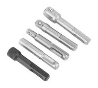 Mumusuki Jeu d'adaptateurs de Douilles SDS Plus, Acier au Chrome Vanadium, Accessoires de Perceuse Polyvalents pour Outils électriques, 5 Tailles Différentes