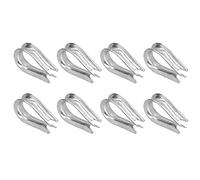 Mumusuki Kit de Cosses à Câble en Acier Inoxydable, Haute Résistance, Finition Brillante, Norme Industrielle, M2 pour la Construction Navale, Tente, Système de Garde-corps avec Outils, Voile,