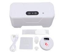 Mumusuki Kit de Rinçage des Toilettes sans Touche, USB Rechargeable 2 Modes de Rinçage Adhésif IPX5 Proof de L'eau Capteur Intelligent Capteur Automatique Flusher pour Home Hotel