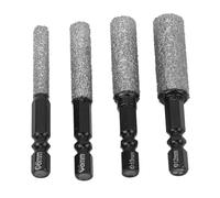 Mumusuki Kit de Scie Cloche Forets, Trépans de Forage à Sec Haute Performance 6 8 10 12 Mm pour Projets de Marbre en Céramique de Verre