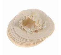 Mumusuki Lot de 10 10,5cm Remplacement de Tissu de Filtre de Café de Coton Réutilisable de Cuisine à la Maison pour Différentes Cafetières de pot de Siphon