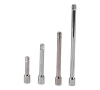 Mumusuki Lot de 4 Barres D'extension pour Douilles 1/4 en Acier au Chrome-vanadium avec Tige Longue 50 Mm 75 Mm 100 Mm 150 Mm